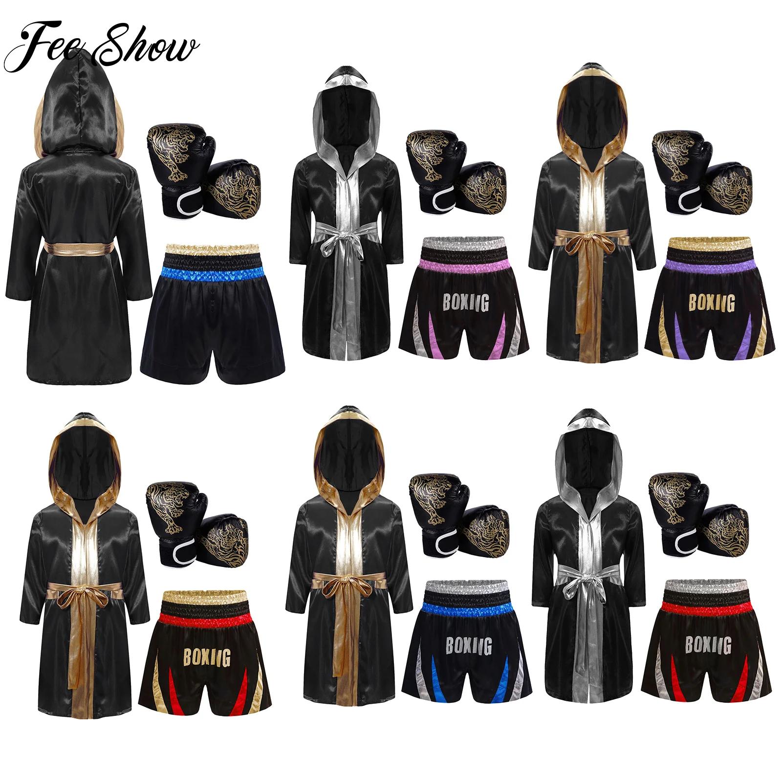 Kids Boys Girls Boxing Robe Tr - Boxing Glove Set avis et prix