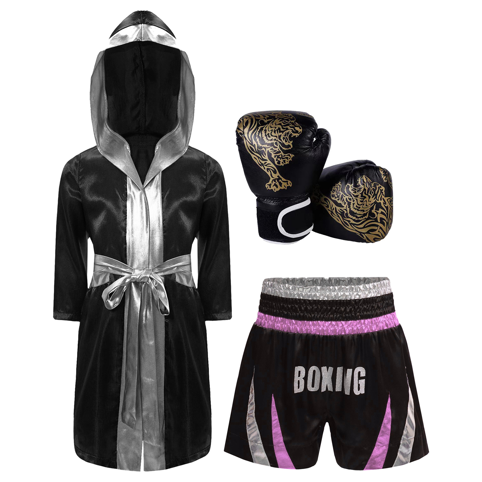 Kids Boys Girls Boxing Robe Tr - Boxing Glove Set avis et prix