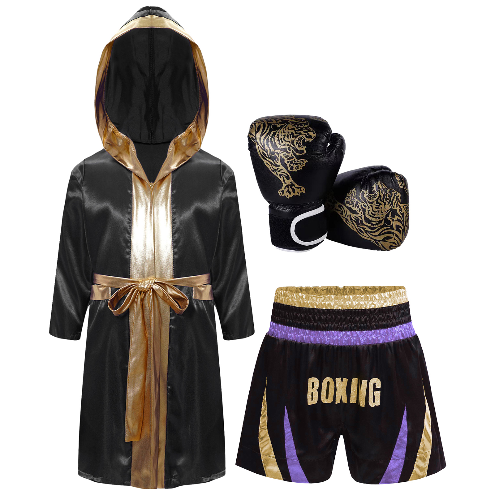 Kids Boys Girls Boxing Robe Tr - Boxing Glove Set avis et prix