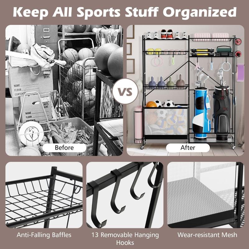 Sports Equipment Organizer for - Sports Equipment Organizer Garage avis et prix