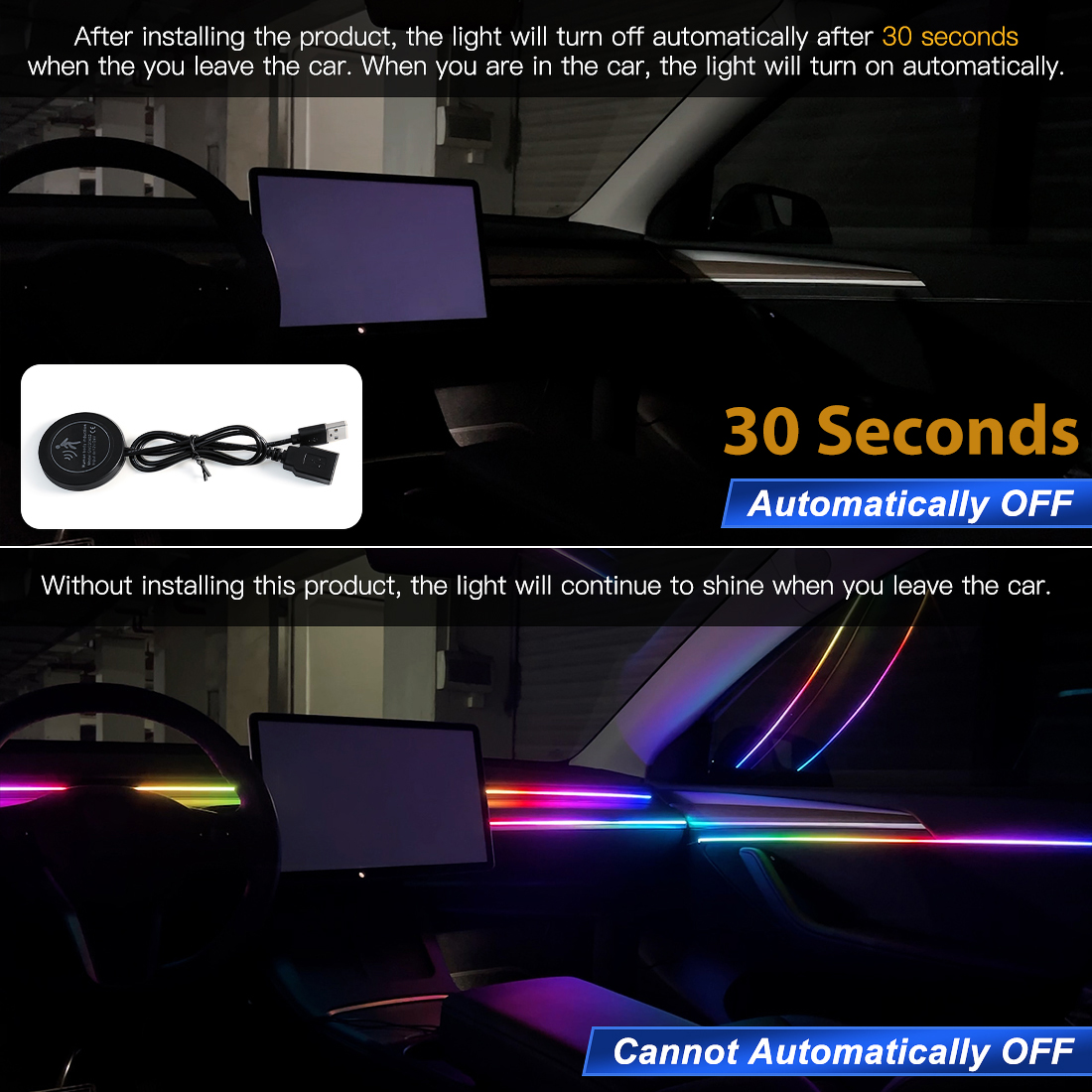 Car Ambient Lights Automatic O - Sports Equipment Organizer Garage avis et prix
