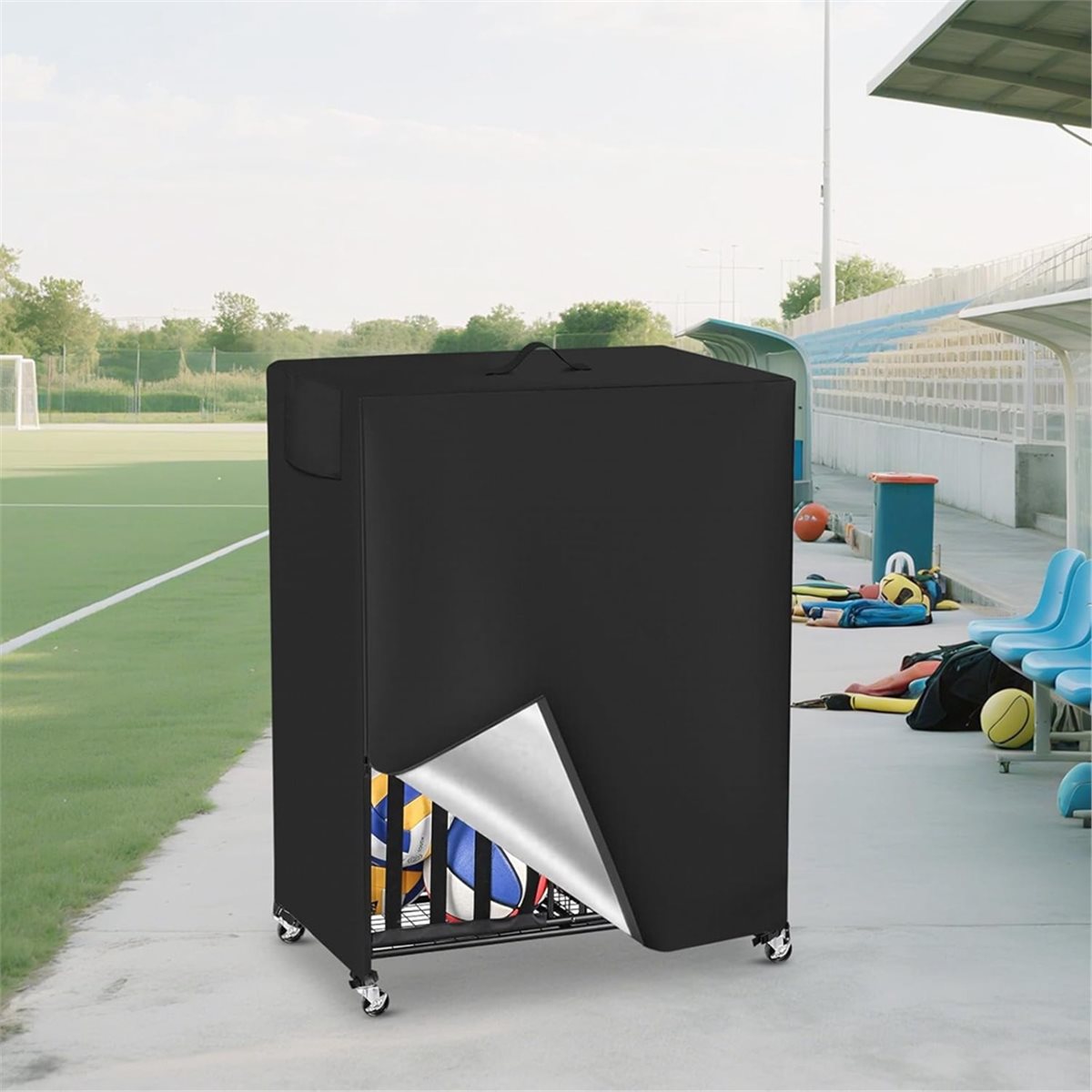 Basketball Rack Cover Garage S - Sports Equipment Organizer Garage avis et prix