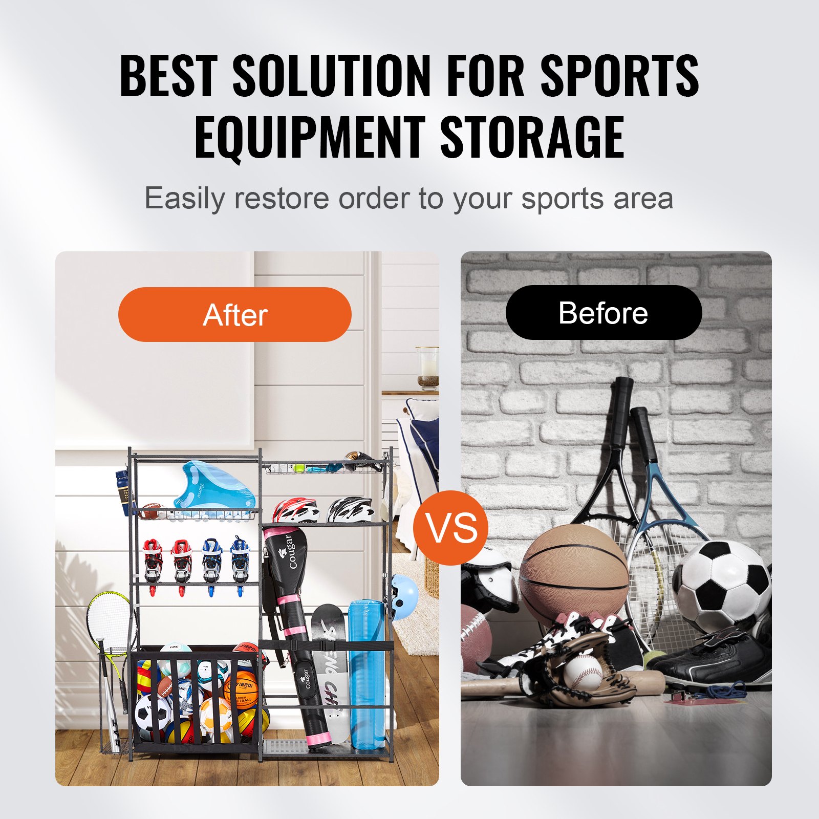 Golf Storage Garage Organizer, - Sports Equipment Organizer Garage avis et prix