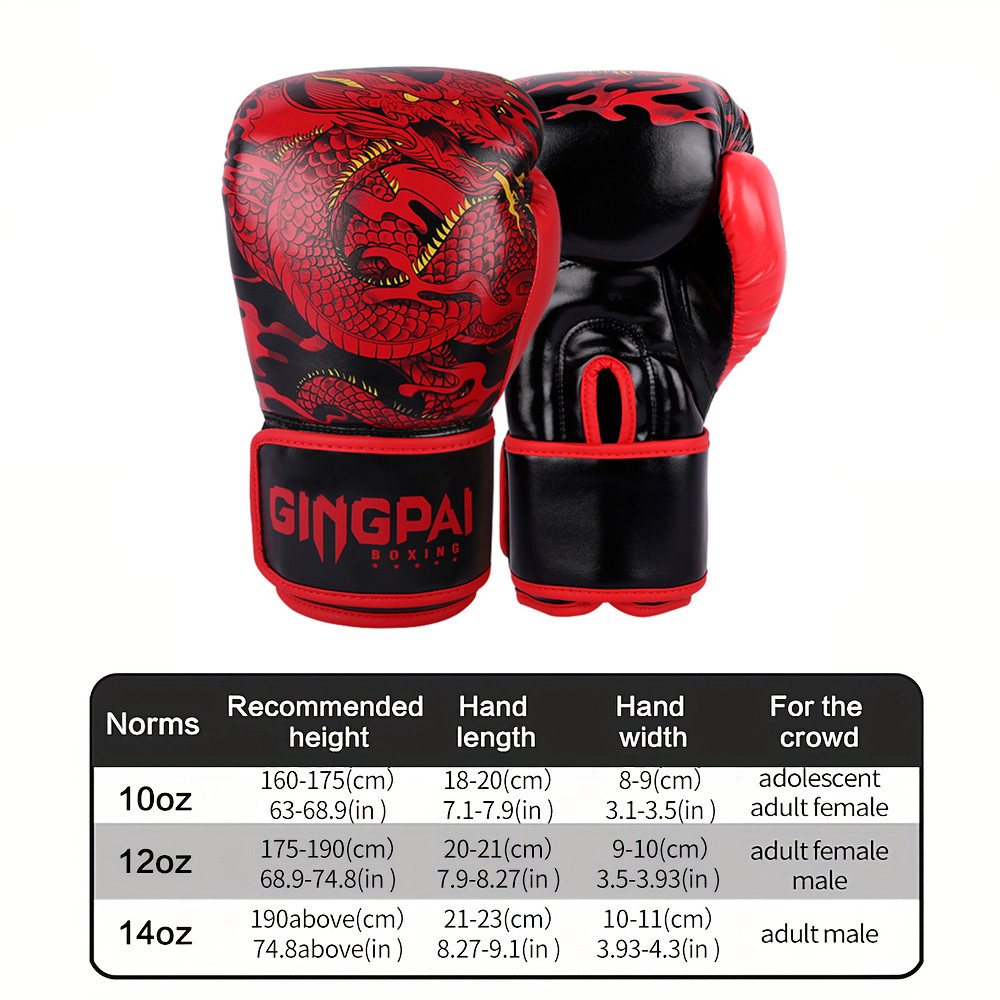 10/12/14oz Boxing Gloves Profe - Boxing Glove Set avis et prix