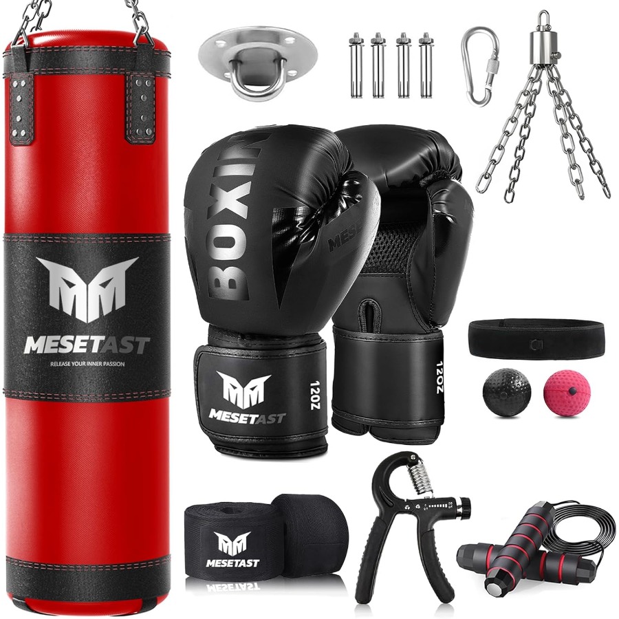 4ft Heavy Punching Bag Set for - Boxing Glove Set avis et prix