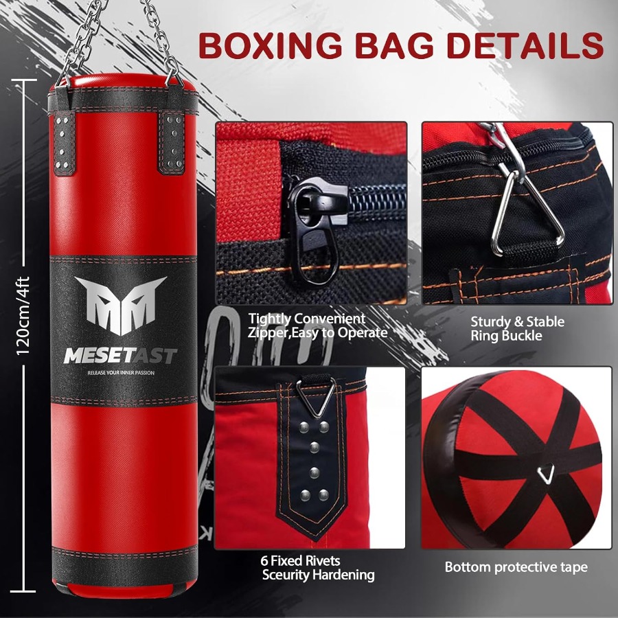 4ft Heavy Punching Bag Set for - Boxing Glove Set avis et prix
