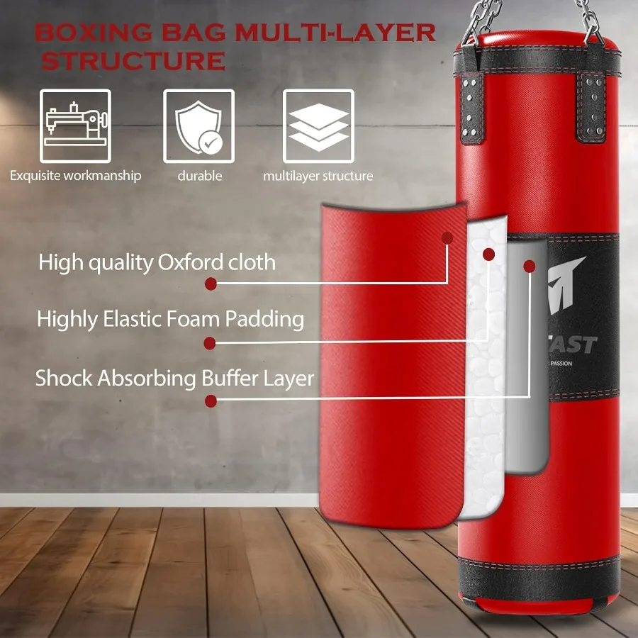 4ft Heavy Punching Bag Set for - Boxing Glove Set avis et prix