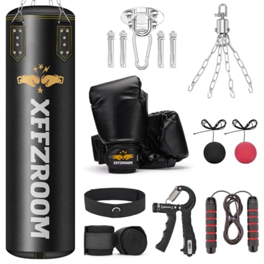 Punching Bag for Adults 4ft PU - Boxing Glove Set avis et prix