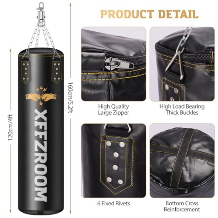 Punching Bag for Adults 4ft PU - Boxing Glove Set avis et prix
