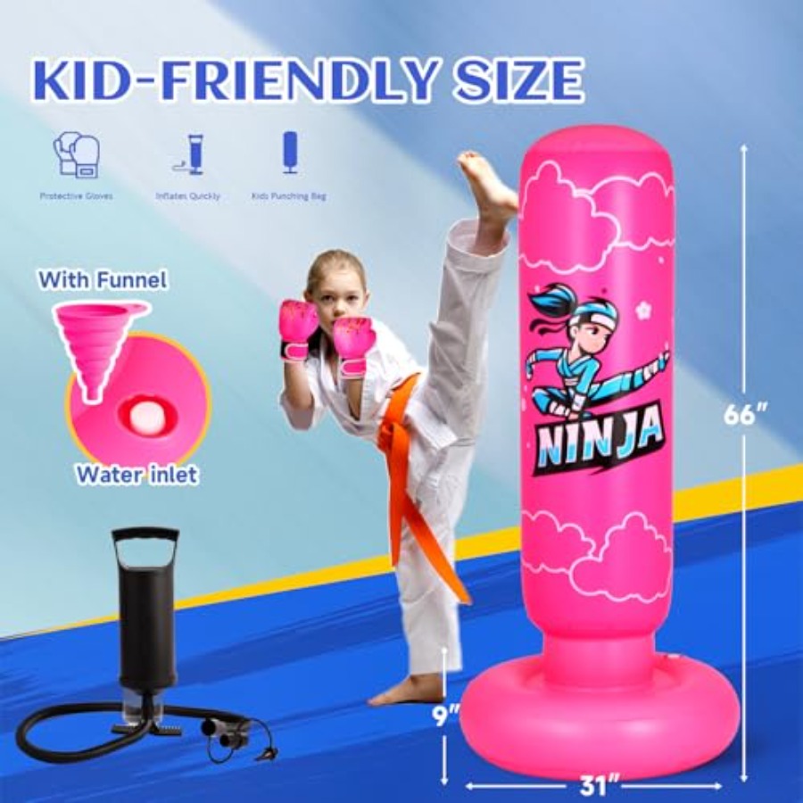 Punching Bag Toy with Boxing G - Boxing Glove Set avis et prix