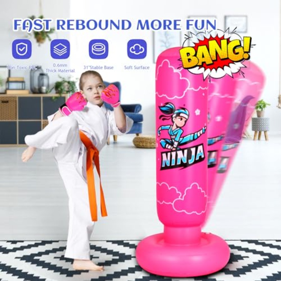 Punching Bag Toy with Boxing G - Boxing Glove Set avis et prix